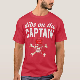 Kvinnor dör på kapten Funny Kapten Boating Wi T Shirt
