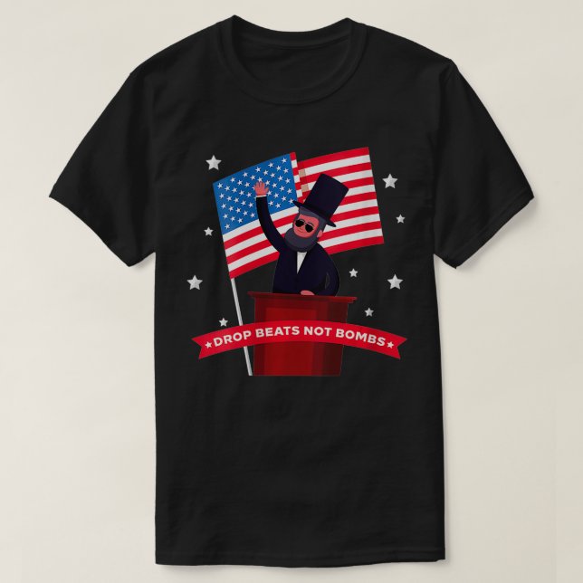 Kvinnor Drottar inte bomber VNeck T Shirt (Design framsida)