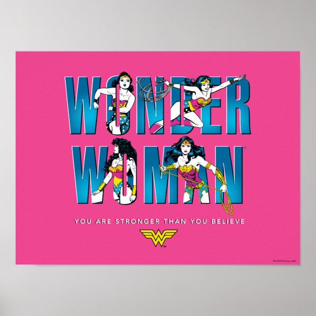 kvinnor "du är starkare än du tror" poster (Framsidan)