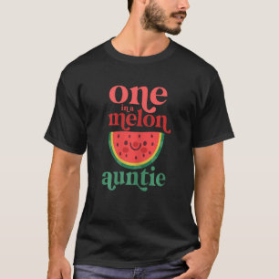 Kvinnor en i en melonapuntie Cute Watermelon först T Shirt