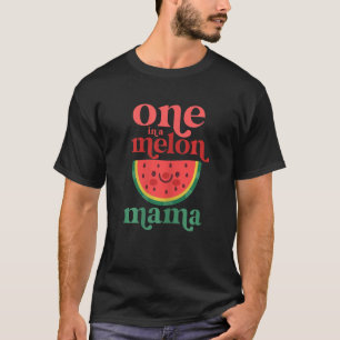 Kvinnor en i melon Mamma, vattenmelon första B T Shirt