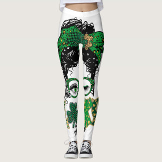 Kvinnor en Lucky Mamma Mamma Mor S Leggings