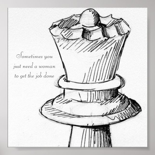 Kvinnor får jobbet gjort poster (Framsidan)