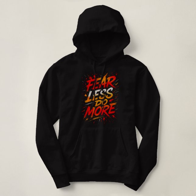 Kvinnor Fearless Hoodie T Shirt (Design framsida)