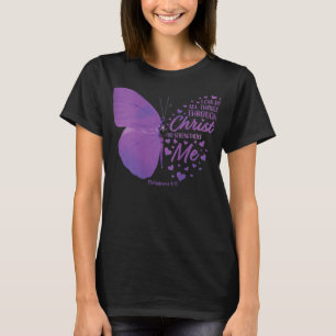 Kvinnor Filipper 413 Christian Bible Verse Gifts T Shirt