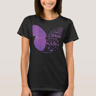 Kvinnor Filipper 413 Christian Bible Verse Gifts T Shirt