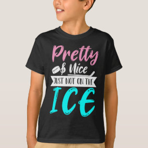 Kvinnor Flickor Hockey Målvakt Hockeyspelare Rolig T Shirt