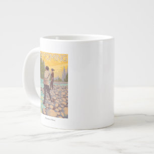 Kvinnor flugfiske - Wyoming Jumbo Mugg