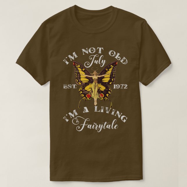 Kvinnor, född i juli 1972 t shirt (Design framsida)