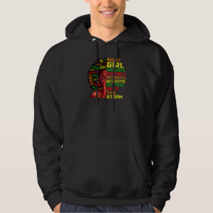 Kvinnor födelsedag Svarta flickor Kvinnor Augusti Hoodie