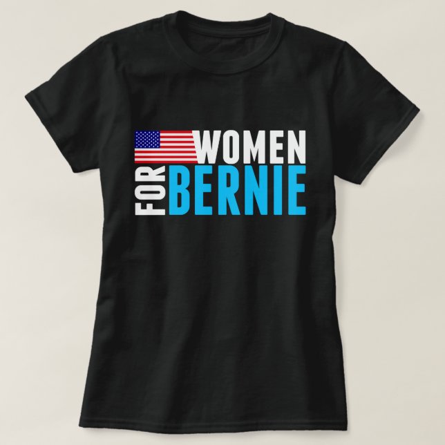 Kvinnor för Bernie T-shirt (Design framsida)