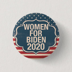 Kvinnor för Biden 2020 Knapp