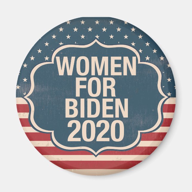 Kvinnor för Biden 2020 Magnet (Framsidan)