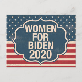 Kvinnor för Biden 2020 Vykort