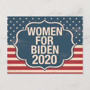 Kvinnor för Biden 2020 Vykort