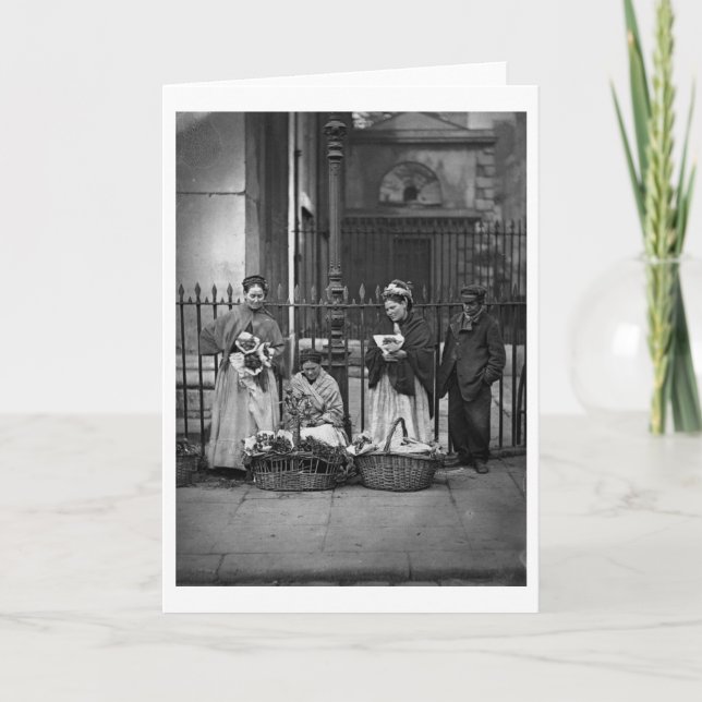 Kvinnor för Covent trädgårdblomma, från 'gataliv i Kort (Framsida)