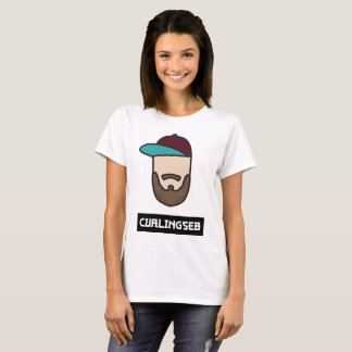 Kvinnor för Curlingseb vitT-tröja T-shirt