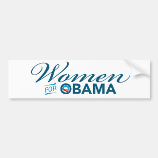 Kvinnor för den Barack Obama bildekalet Bildekal