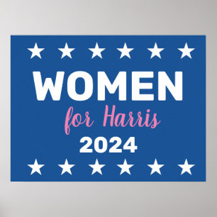 Kvinnor för Harris 2024 Poster