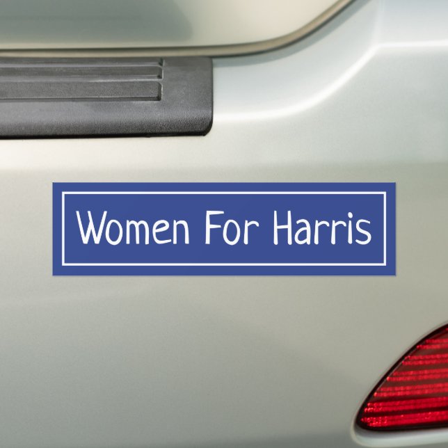 Kvinnor för Kamala Harris 2024 Bildekal (På Bil)