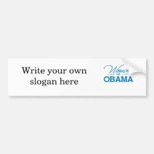 Kvinnor för Obama Bildekal