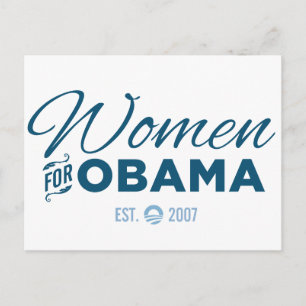 Kvinnor för Obama Vykort