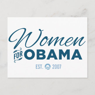 Kvinnor för Obama Vykort