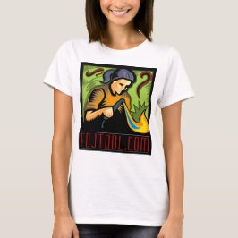 Kvinnor för Sally Silversmithversion 01 T Shirt