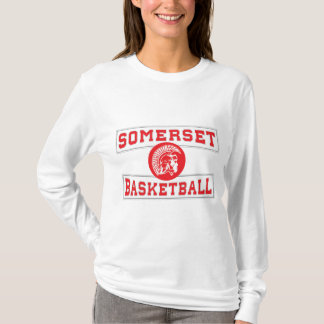 Kvinnor för Somerset spartanska basketlångärmad T Shirt