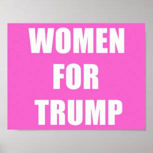 Kvinnor för trumf poster