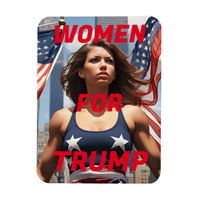 KVINNOR FÖR TRUMP MAGNET (Vertikal)