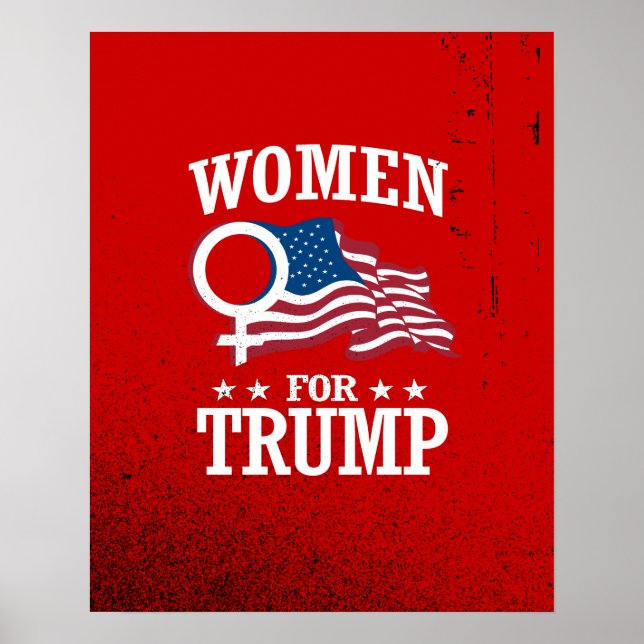 KVINNOR FÖR TRUMP POSTER (Framsidan)