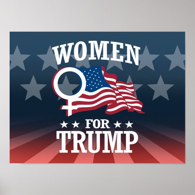KVINNOR FÖR TRUMP POSTER (Framsidan)