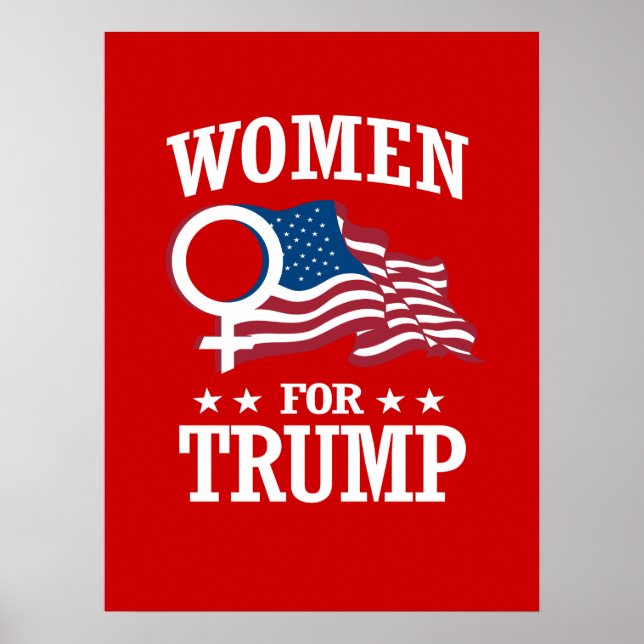 KVINNOR FÖR TRUMP POSTER (Framsidan)