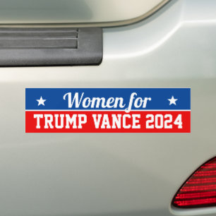 Kvinnor för Trump Vance 2024 Bildekal