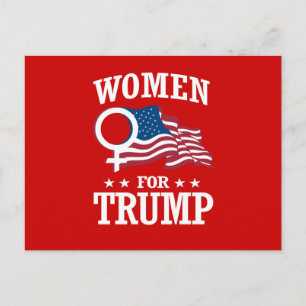 KVINNOR FÖR TRUMP VYKORT