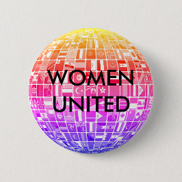 KVINNOR FÖRENADE Design 5 Knapp