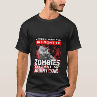 Kvinnor framför zombies till Spara min trädgårdsma T Shirt