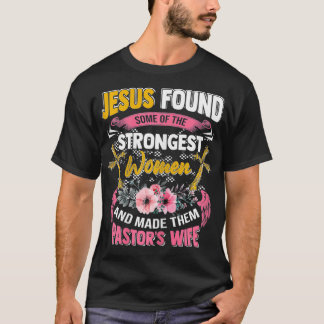 Kvinnor Funny Christian Apprecision Pastors Wife G T Shirt