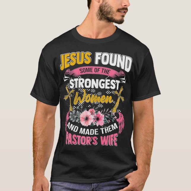 Kvinnor Funny Christian Apprecision Pastors Wife G T Shirt (Framsida)