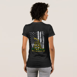 Kvinnor GÅR PÅ MIG Gadsden Snake T Shirt