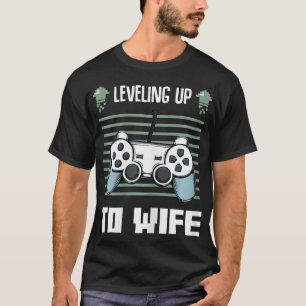 Kvinnor Går Upp Till Hustru Spelande Par T Shirt