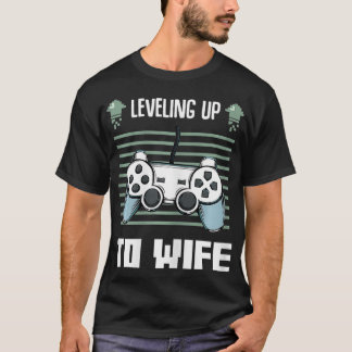 Kvinnor Går Upp Till Hustru Spelande Par T Shirt