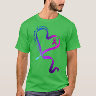 Kvinnor ger hjärt- revben juvenile Arthritis Aware T Shirt