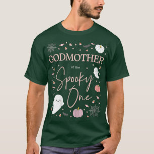 Kvinnor Godmor till Spooky One Girl First Birthday T Shirt
