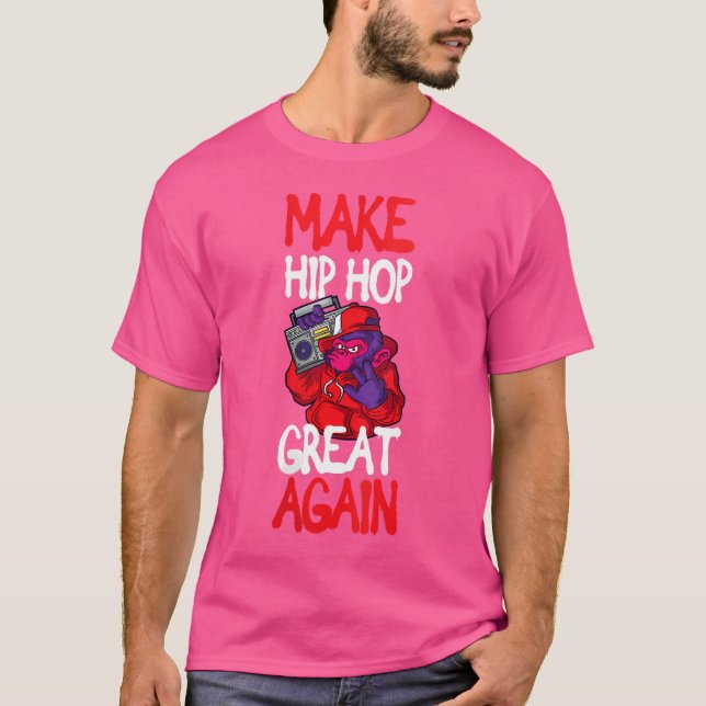 Kvinnor gör Hip hop Underbart igen T Shirt (Framsida)