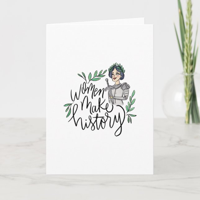 Kvinnor gör historia kort (Framsida)