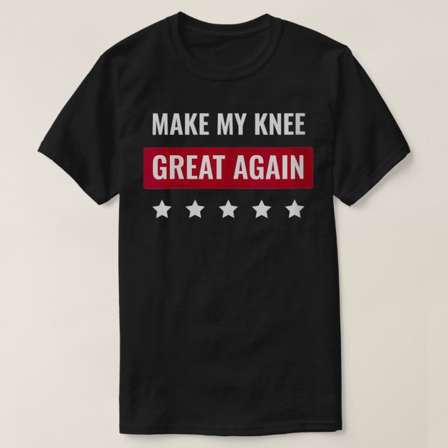 Kvinnor gör min Underbar igen Roligt Trump Knee Su T Shirt (Design framsida)