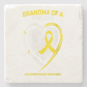 Kvinnor Grandma Grandson Grandson Childdeline Gift Stenunderlägg