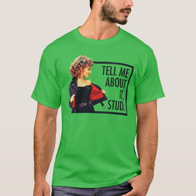 Kvinnor Greaseell Me About It Stud Sandy Retro Fil T Shirt (Framsida)